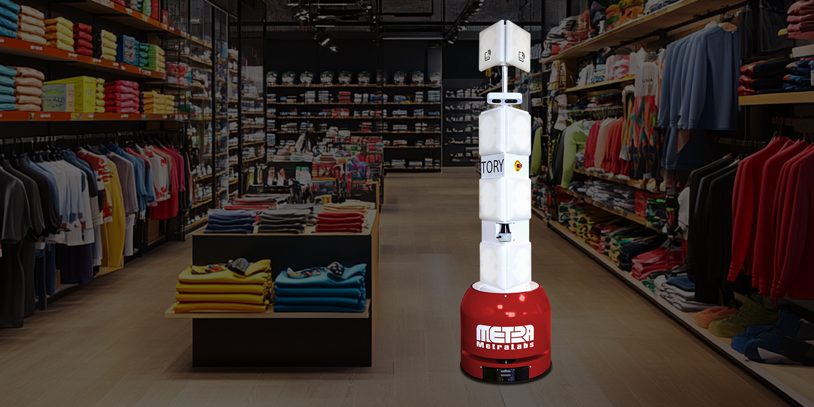 TORY® RFID - autonomous inventory robot - NRF Big Show 2025