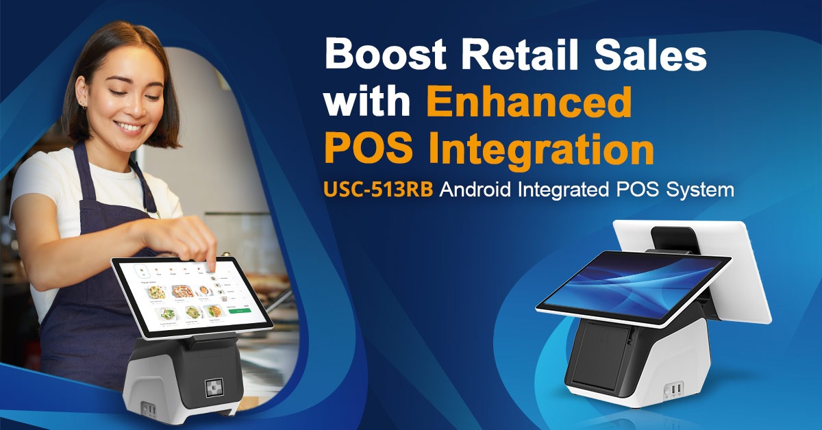 USC-513RB | 13.3" Integrated POS Terminal 382