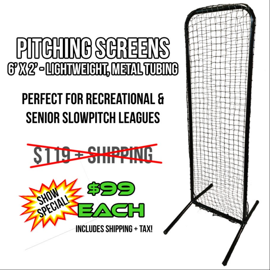 Pitching Screens for Senior & Rec Play 490