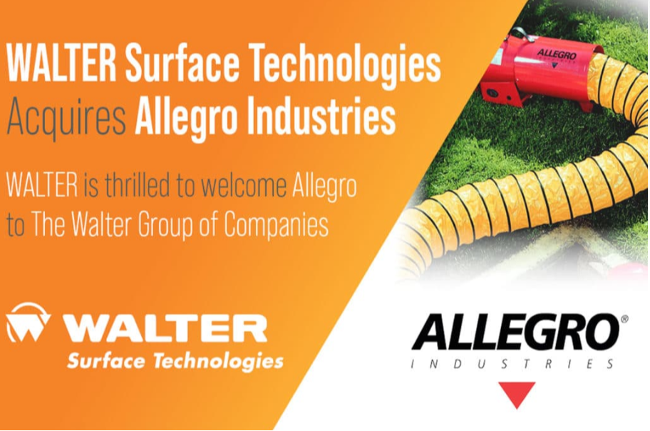 Walter Surface Technologies Acquires Allegro Industries To Expand Its Respiratory & PPE Offerings 67