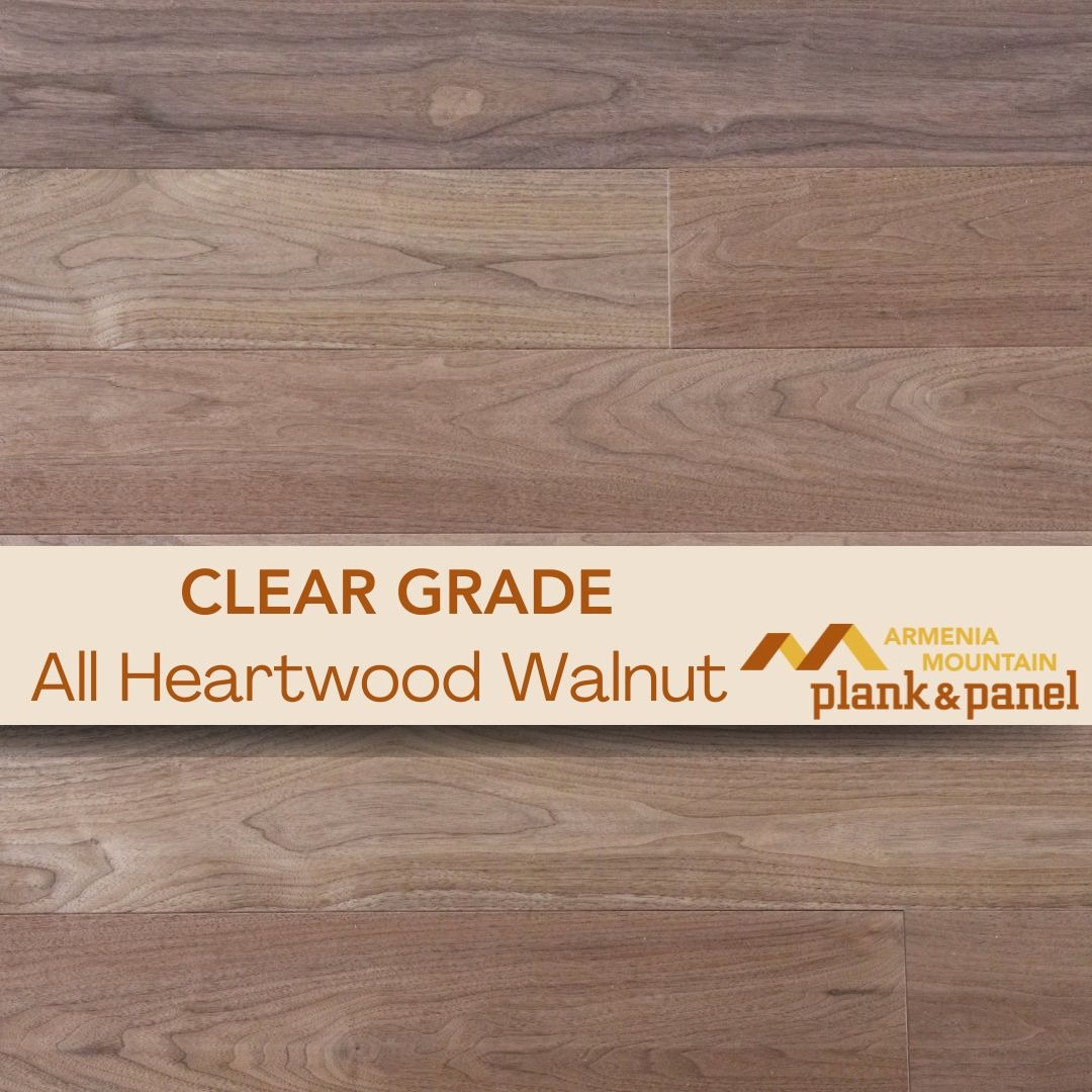 AMPP All Heartwood Walnut - Clear Grade 236