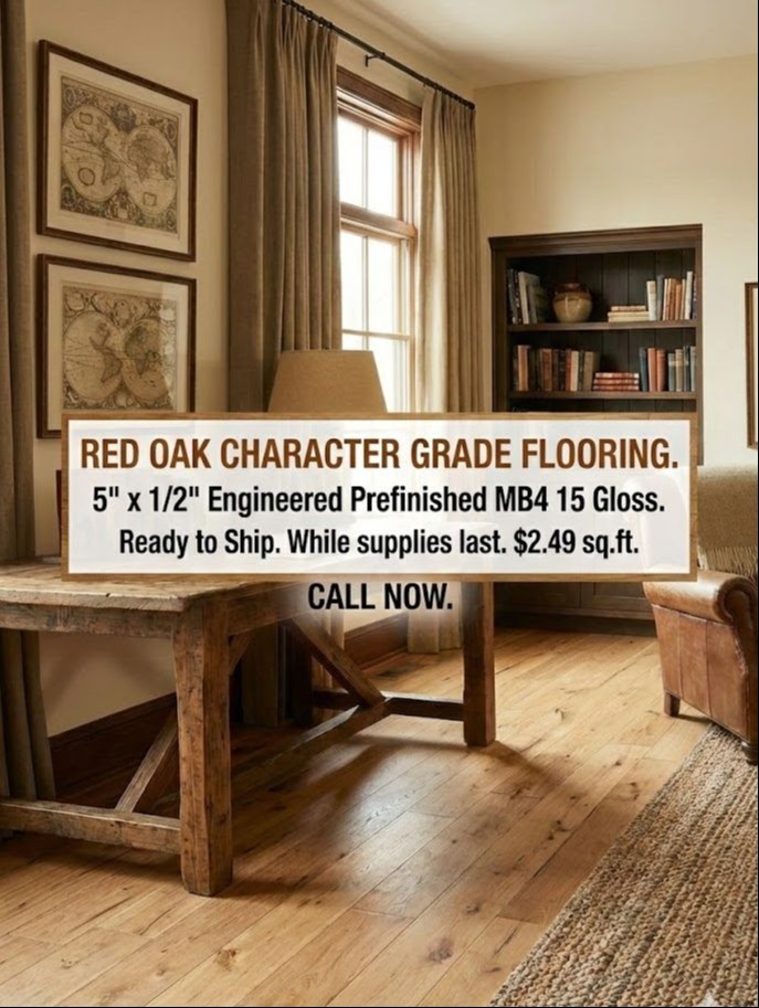 5 x 1/2 Engineered Red Oak - $2.49!!! 181