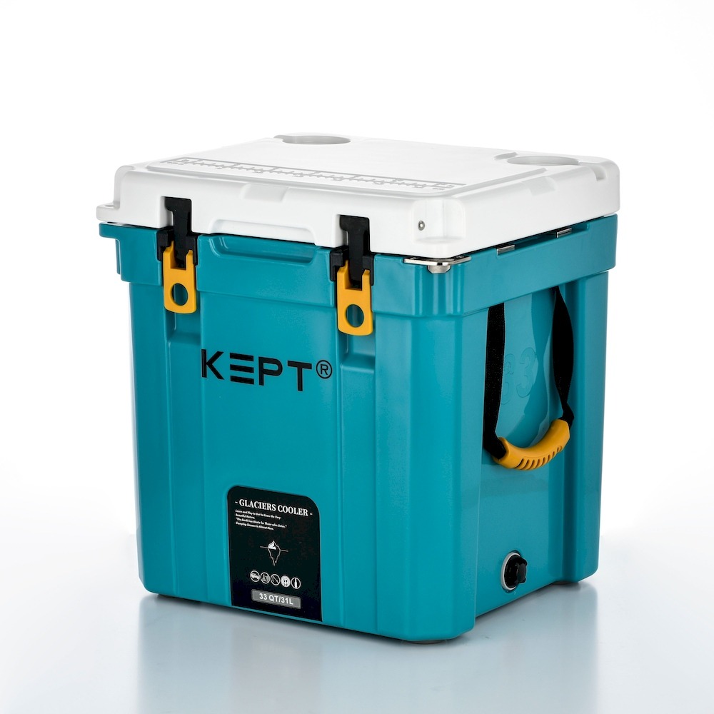 33QT rotomolded ice camping cooler box 85