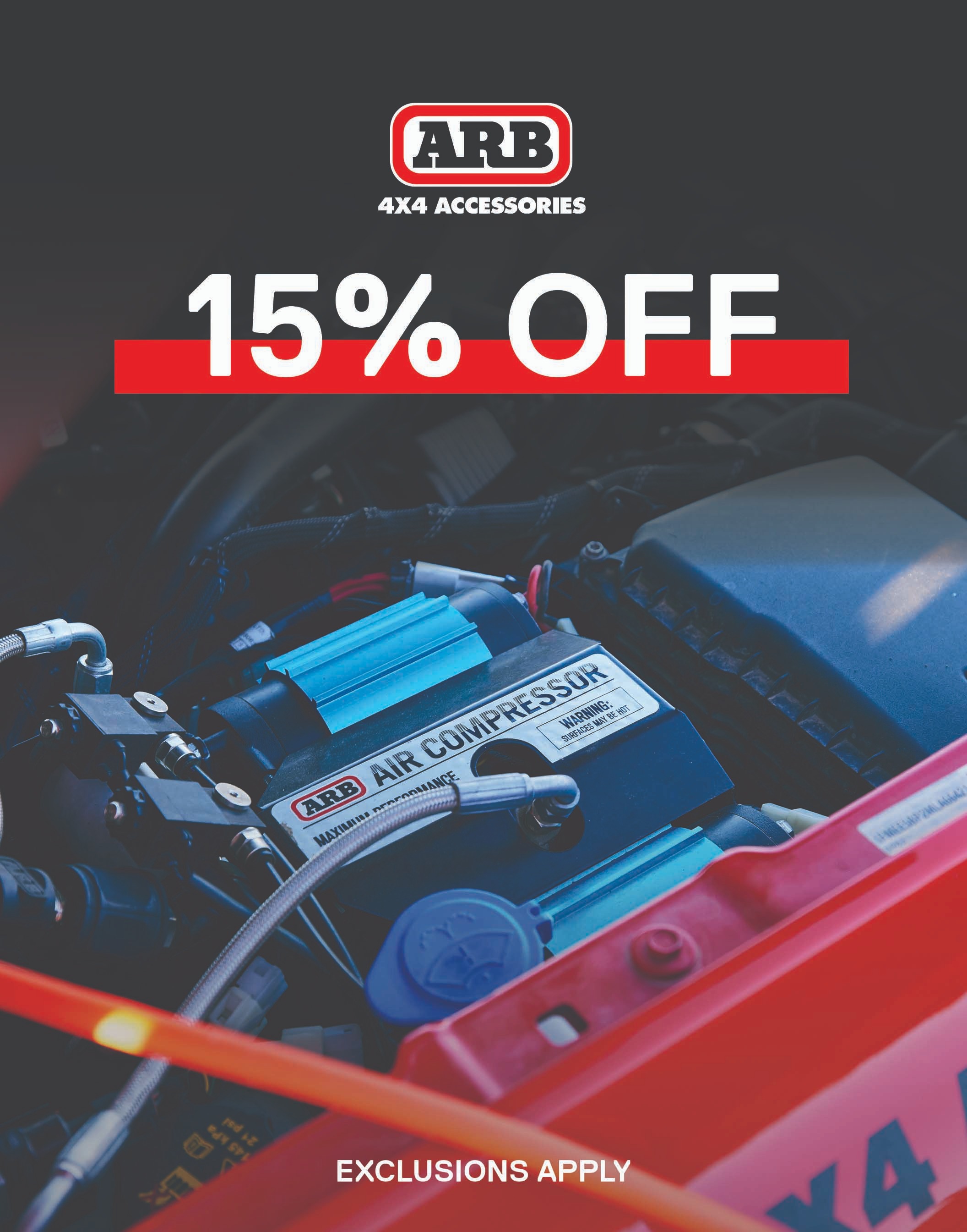 15% off* ARB Products! 21