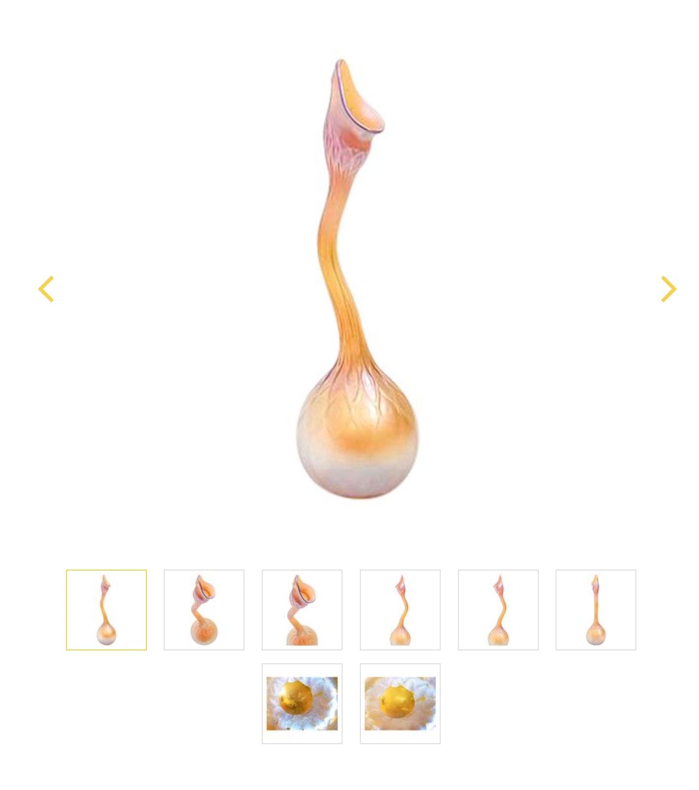 Louis Comfort Tiffany Favrile Ultra Rare Rose Water Sprinkler Vase 28