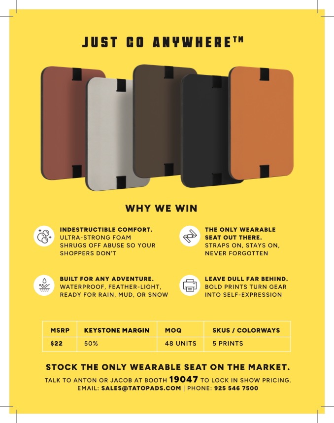 Tatopads - Wearable Sit-Pad 1036