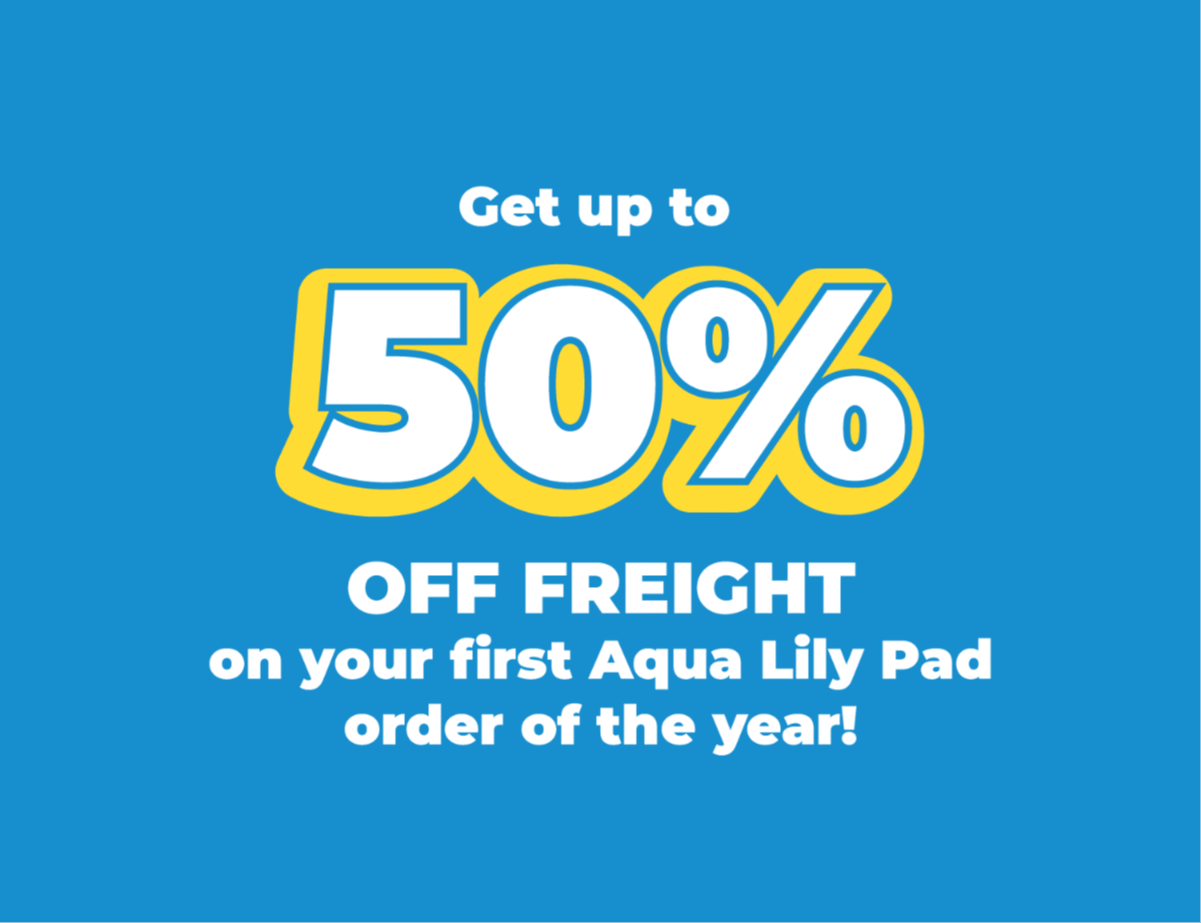 Enjoy up to 50% off freight on your first order this season 131
