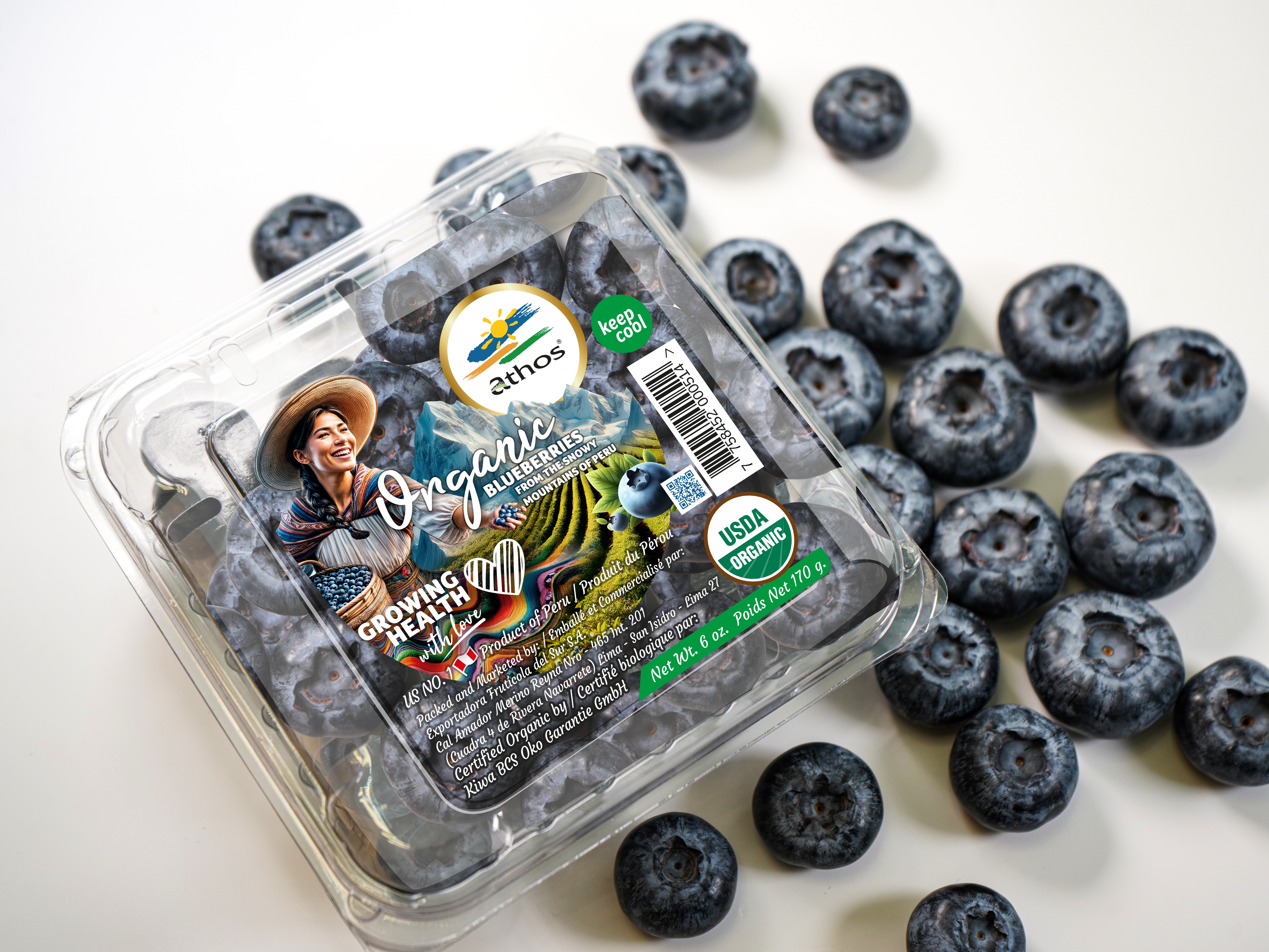 Organic Blueberries -  6 Oz / 170 g 56