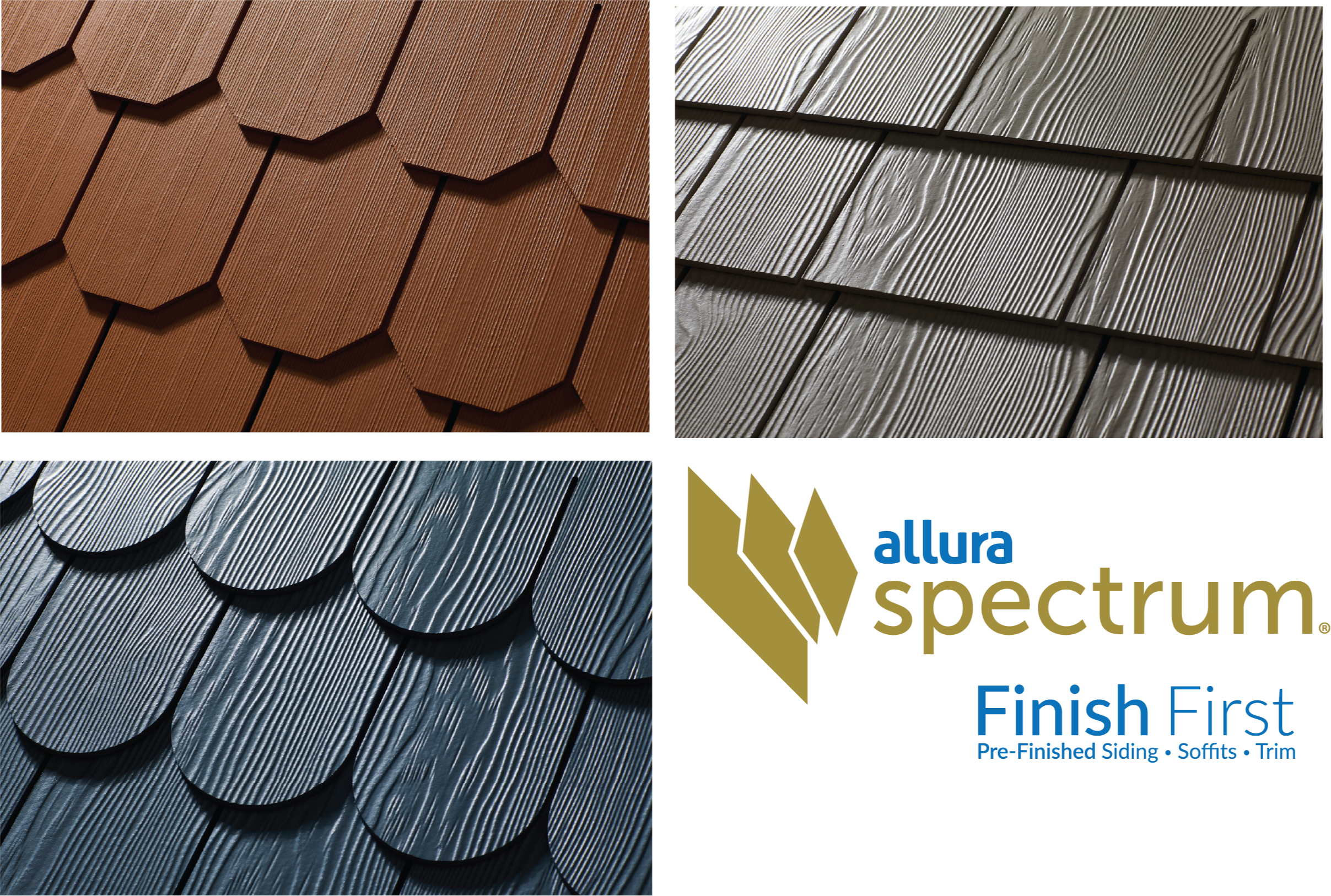 Allura Spectrum - Prefinished Siding +Soffits+Trim 28