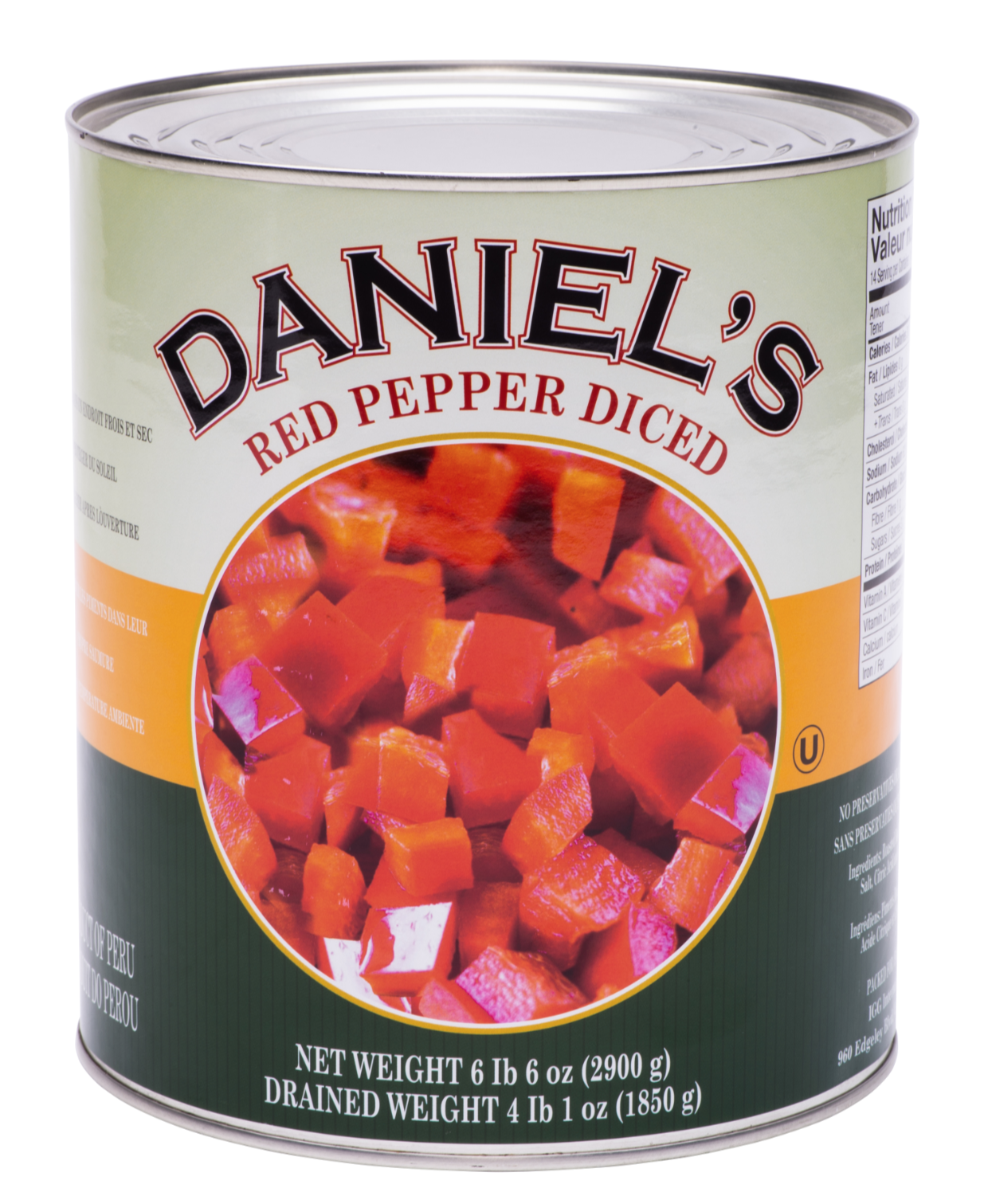 Roasted Red Peppers Diced 155