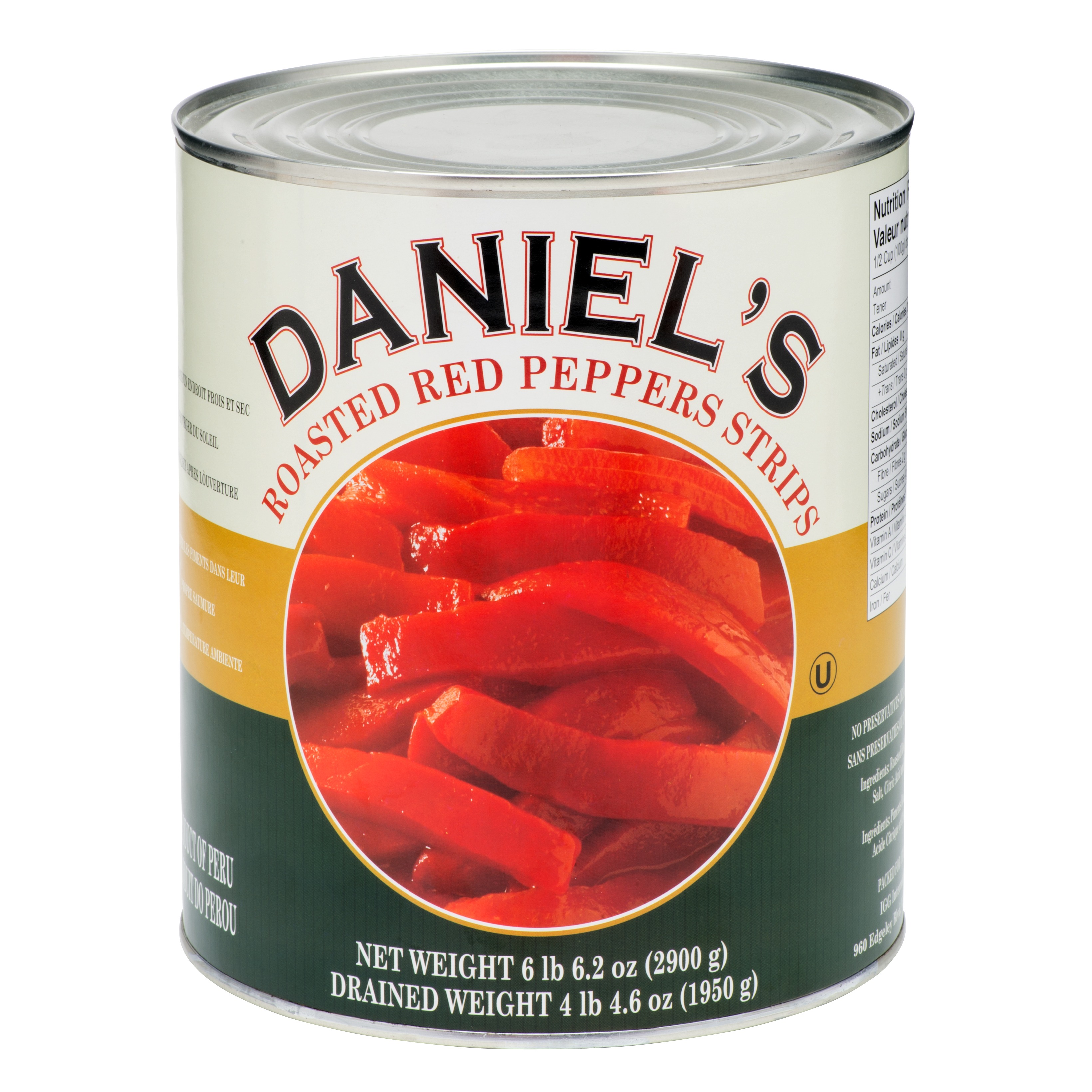 Roasted Red Pepper Strips 164