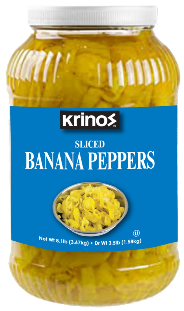 Mild Banana Pepper Rings for Pizza Topping 224