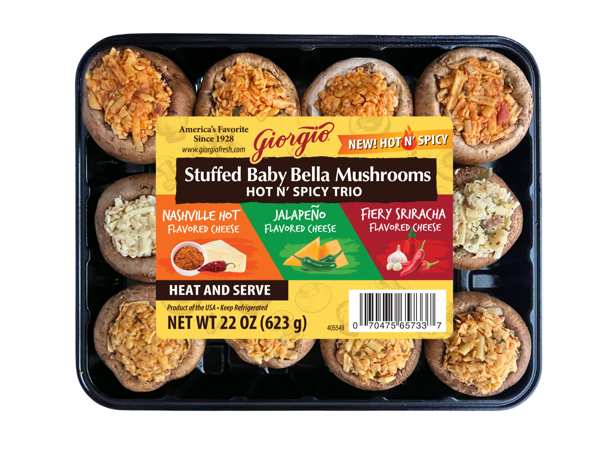 Hot N' Spicy Stuffed Mushrooms 176