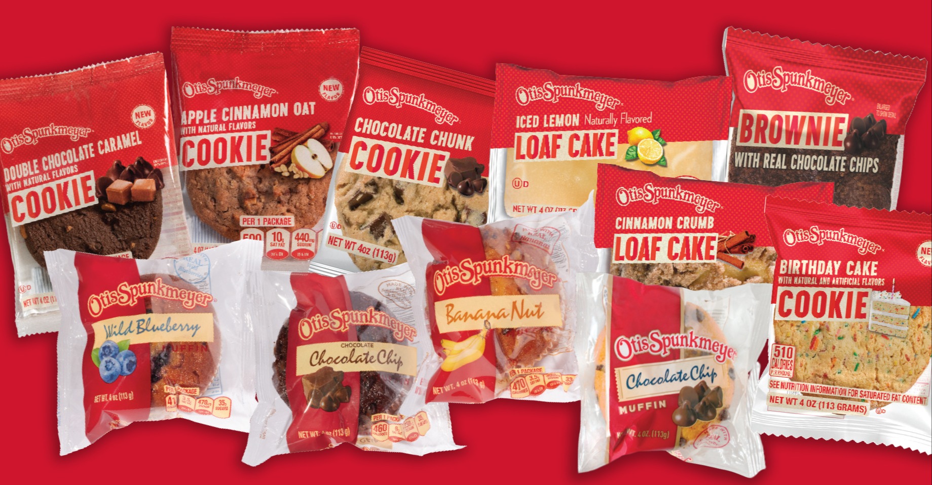 Otis Spunkmeyer Individually Wrapped Snacks 216