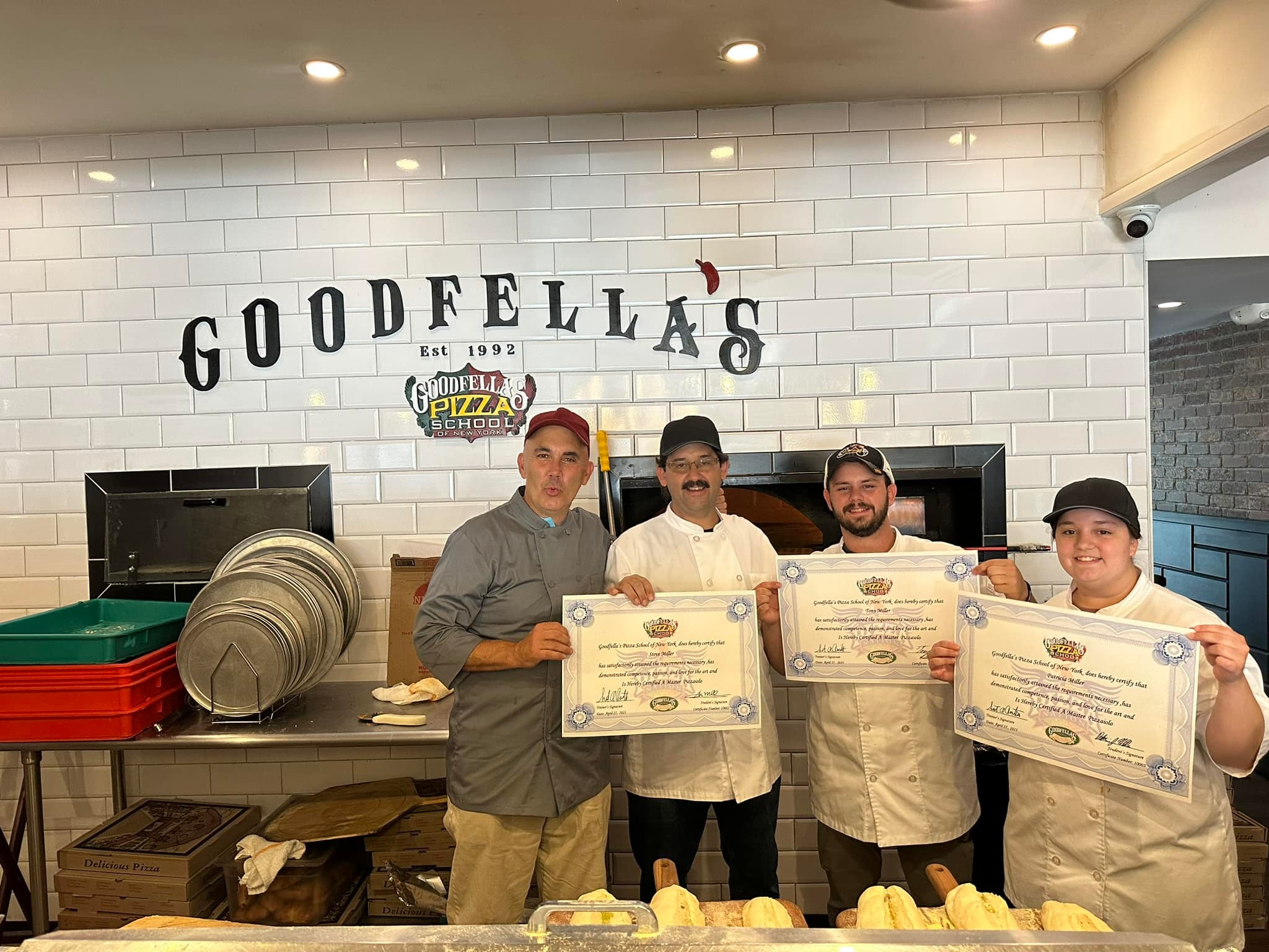 Goodfella's Pizza School of New York Celebrates their 70Oth Student to Graduate Their Professional Pizza Course. 244