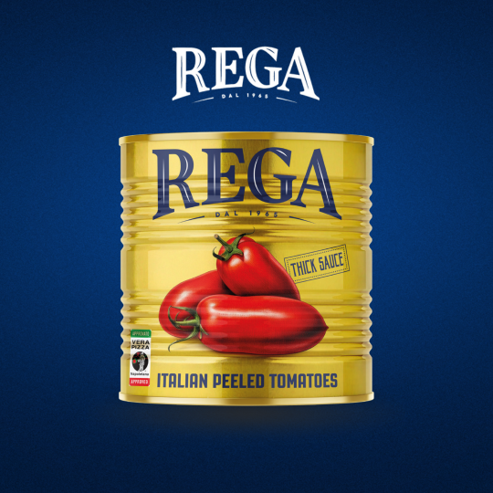 NEW LOOK, SAME TASTE! REGA TOMATOES! 36
