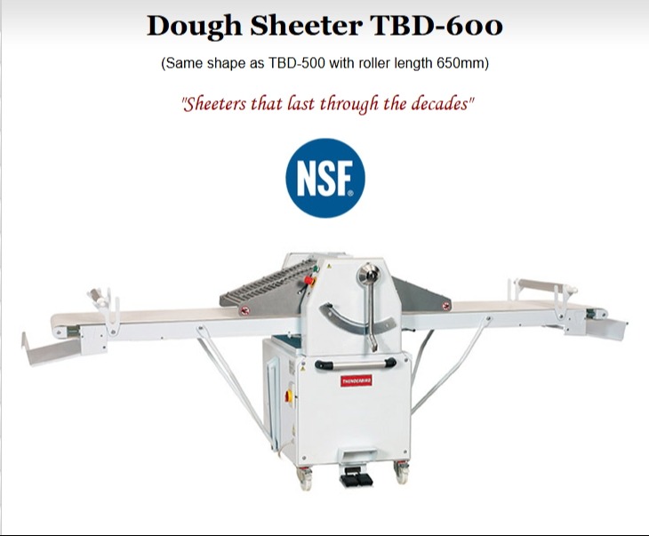 Dough Sheeter TBD-600 65