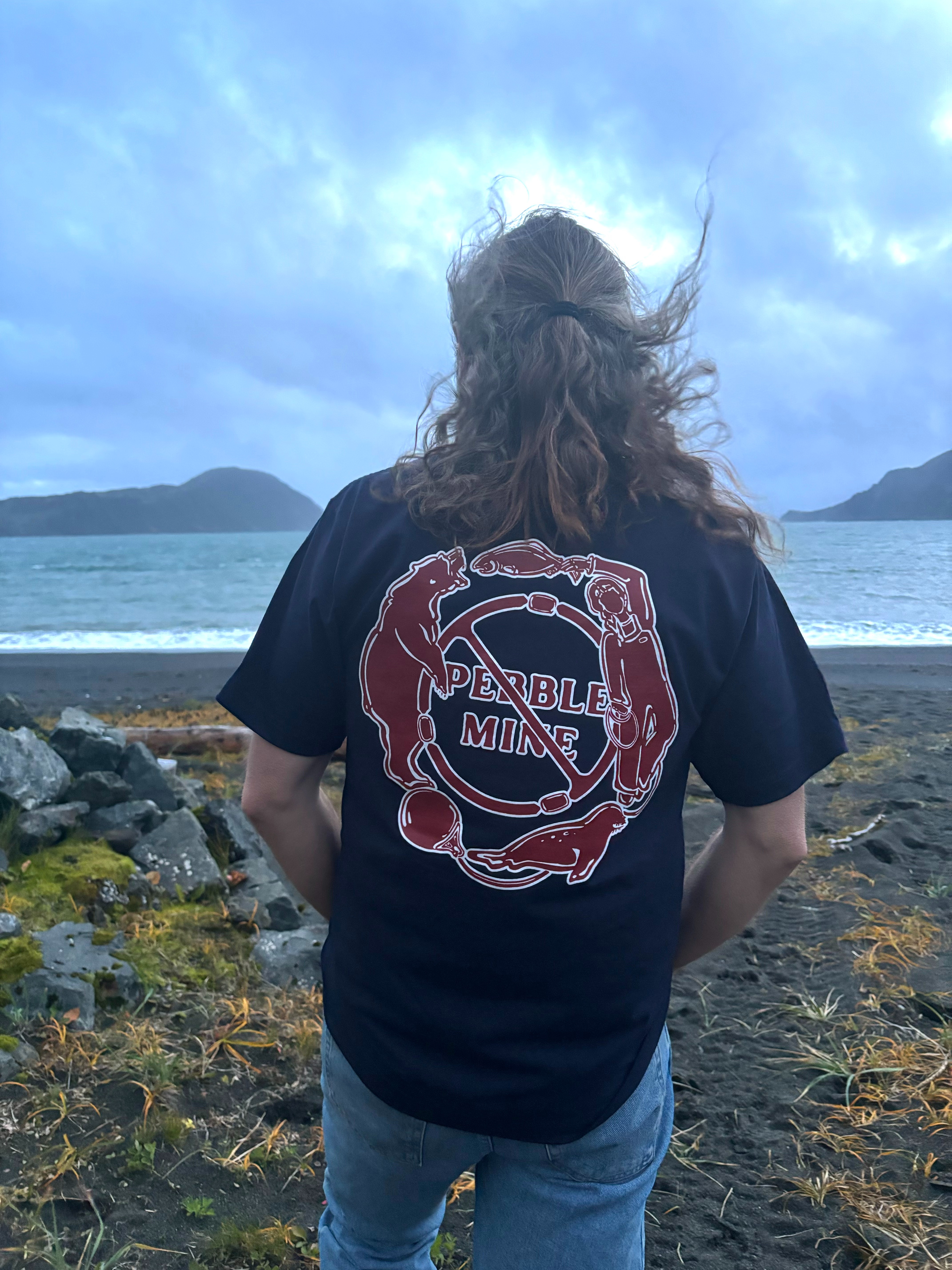 No Pebble Mine Tee 179