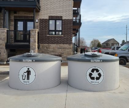 Semi In-Ground Steel Lid Containment 75