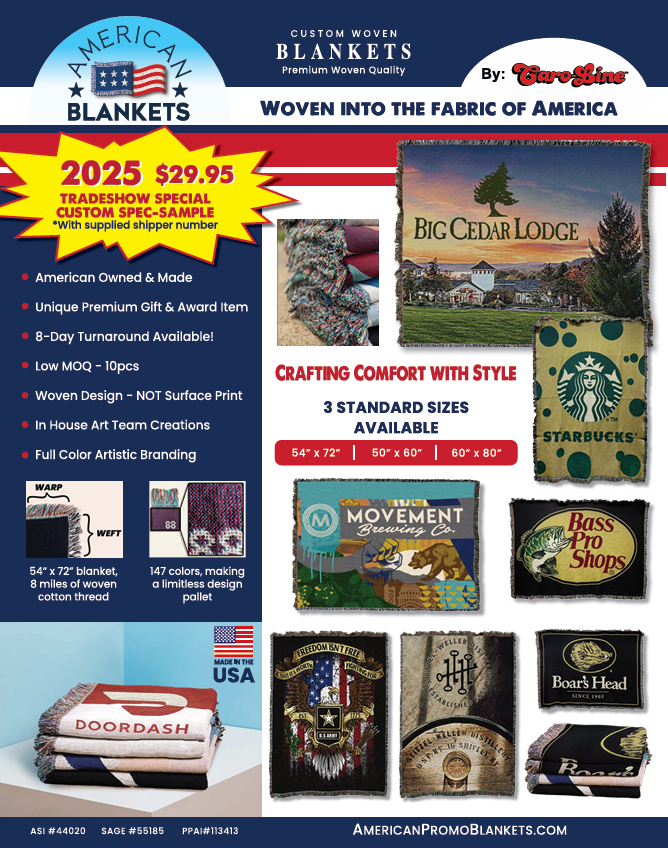 American Blankets by Caro-Line Spec Sample Offer 36