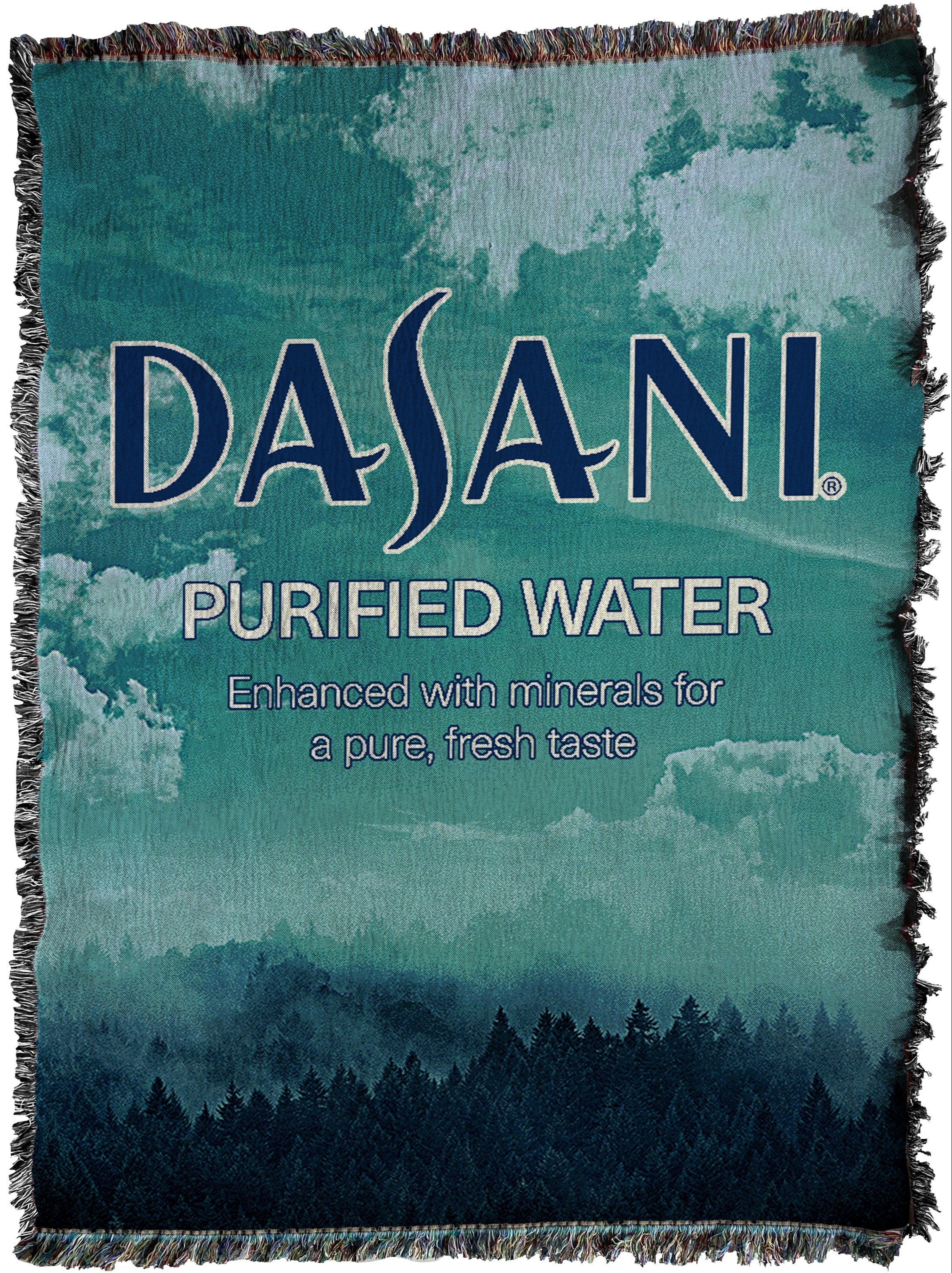 USA Made Jacquard Woven 100% Cotton Throw Blanket 37