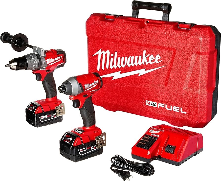 M18 FUEL 18V Lithium-Ion Brushless Cordless Hammer Drill and Impact Driver Combo Kit (2-Tool) with 2 Batteries 31