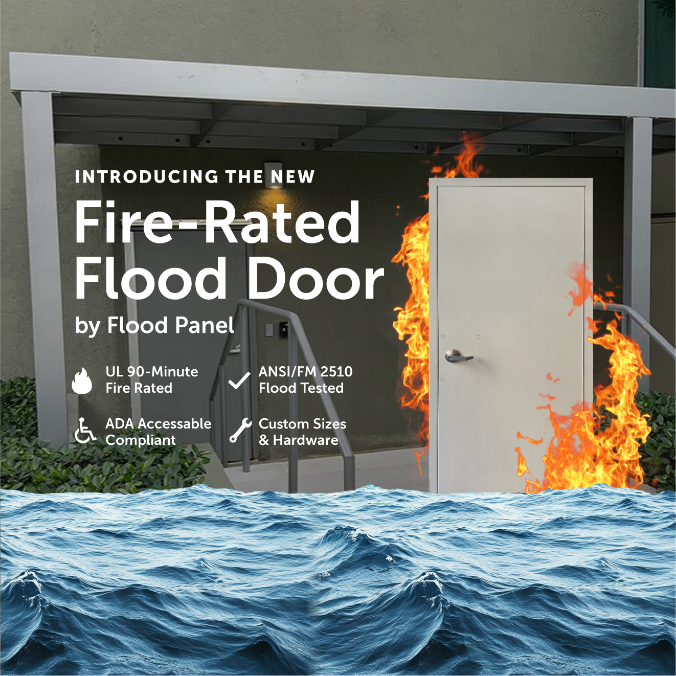 FFD-90 Fire-Rated Flood Door 124