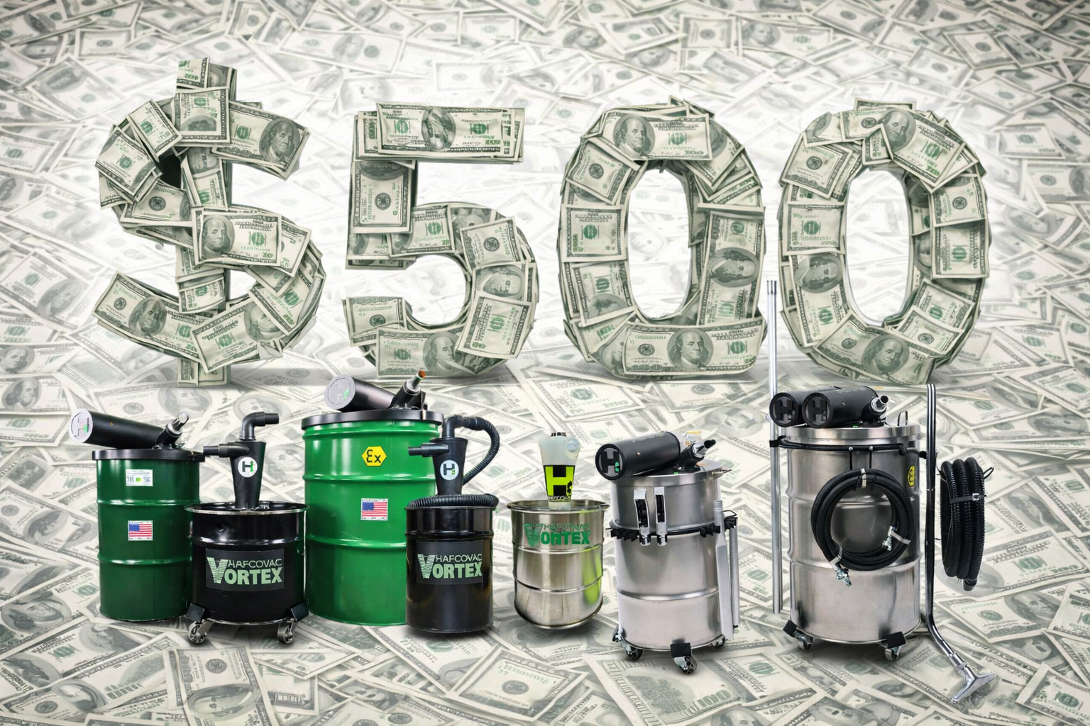 Exclusive Show Pricing on Hafco Vortex. Booth 2249 690