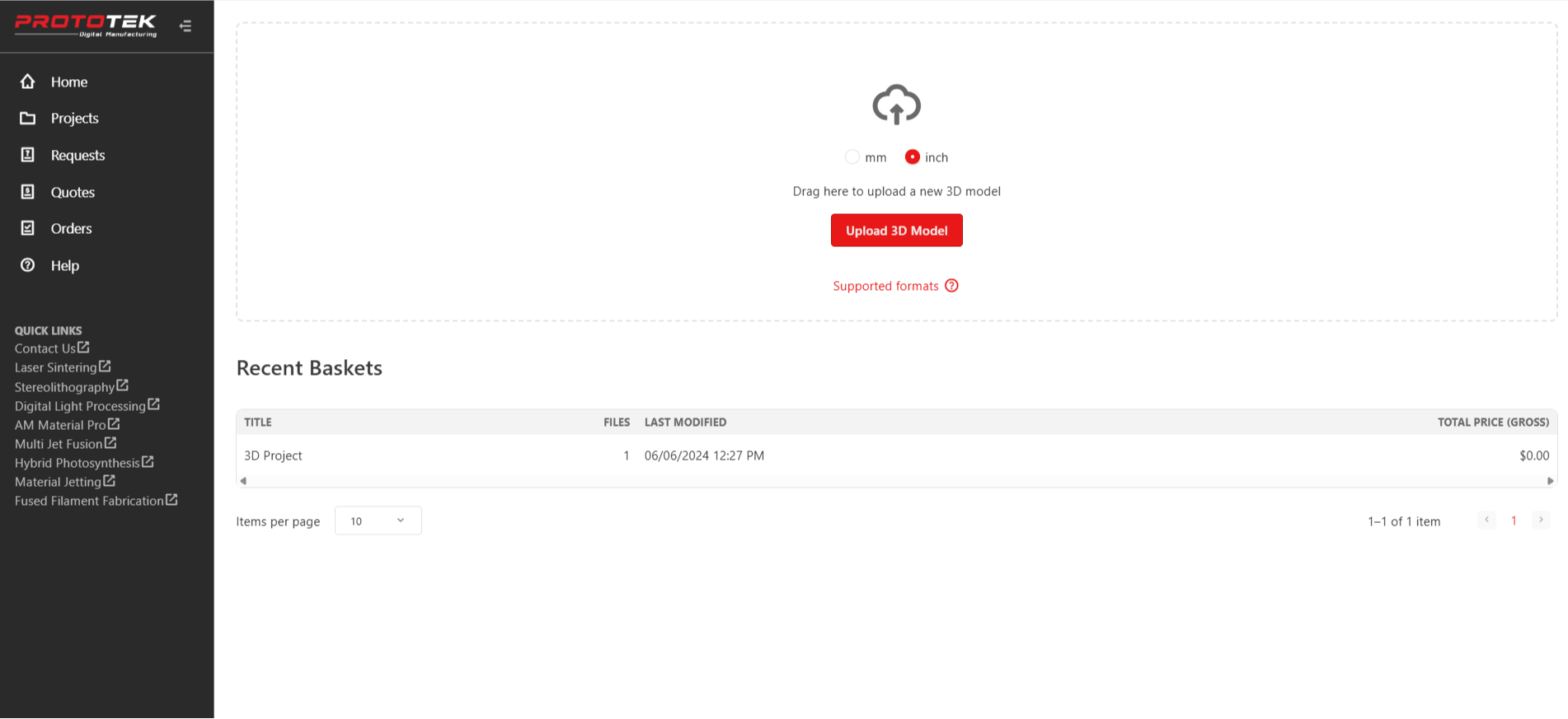 Additive Instant Quote Platform 710