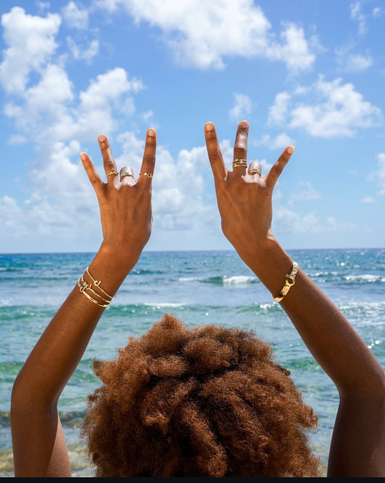 Handcrafted 14k gold & two-tone sterling silver. 497