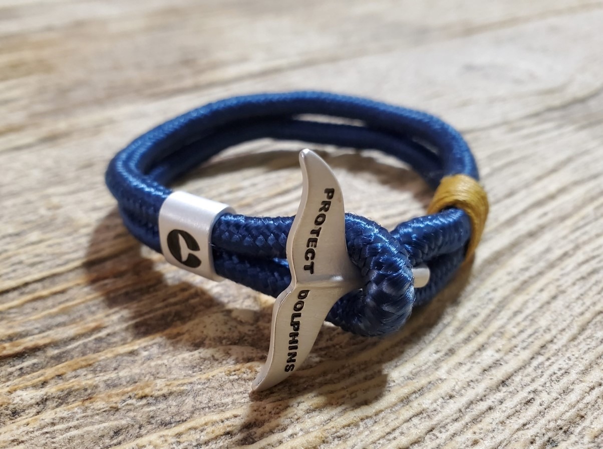 12  COMPLEMENTARY 'PROTECT DOLPHINS' NAUTICAL BRACELETS 504