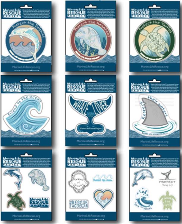 Protect Marine Life Sticker Collection 621