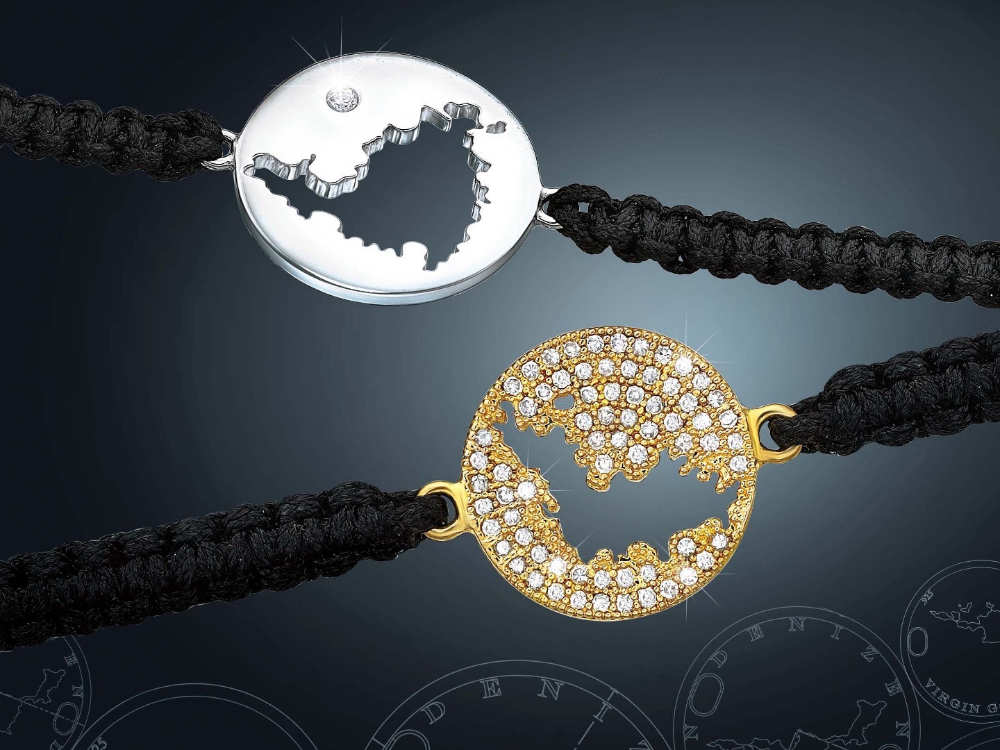 Creators of the map cutout jewelry 634