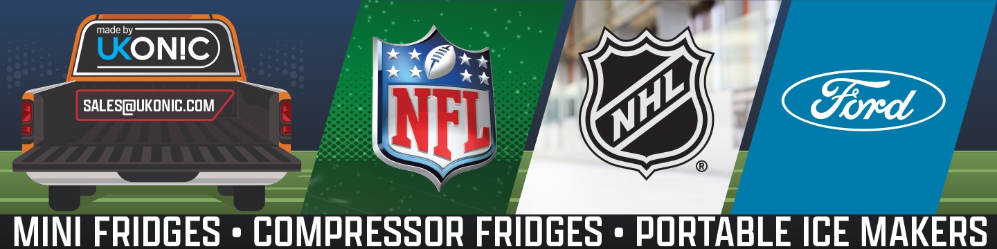 Ukonic launches new NFL, NHL & Ford Performance Licensed Fridges 322