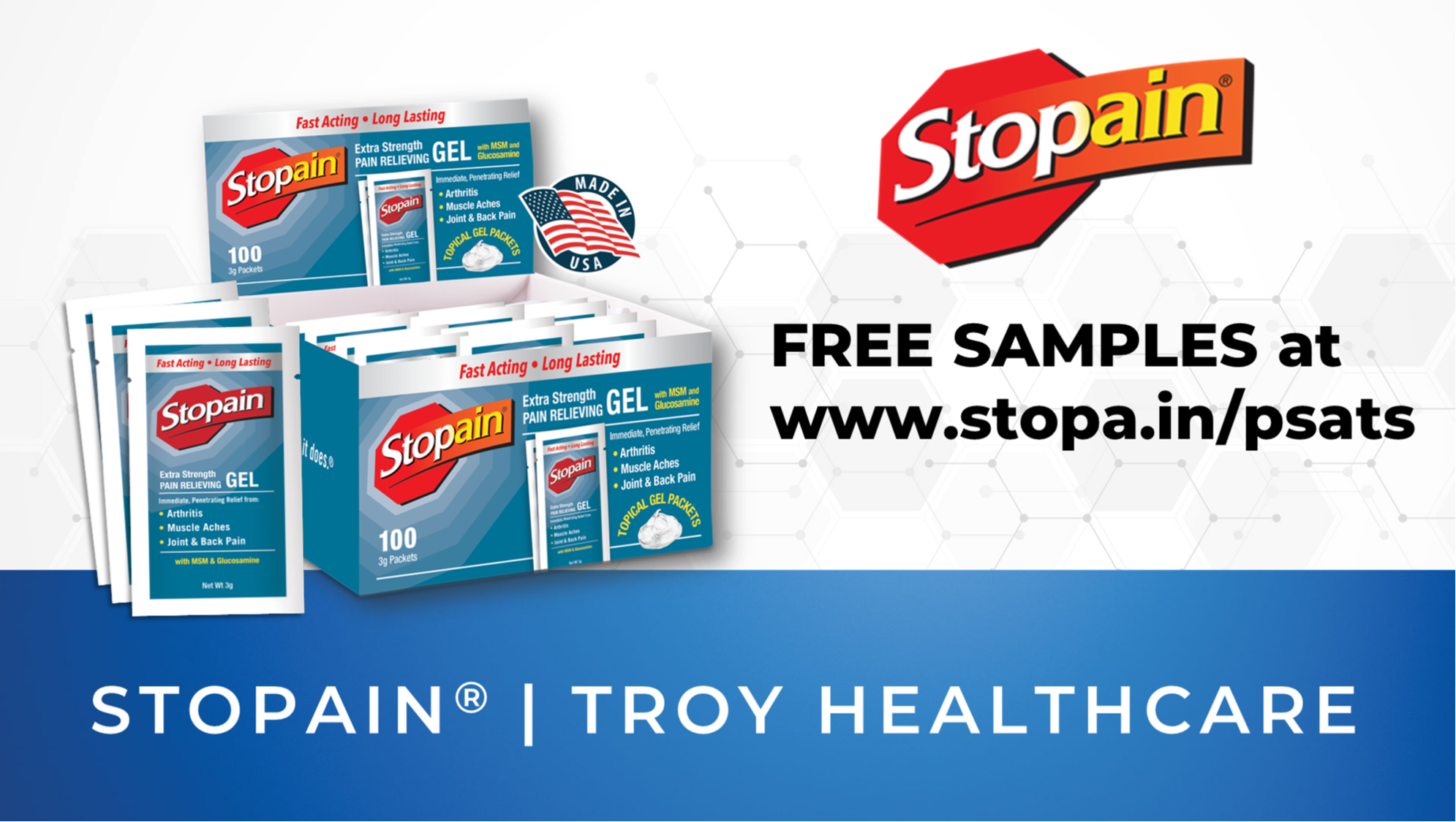 Free Topical Pain Relief Intro Pack 25