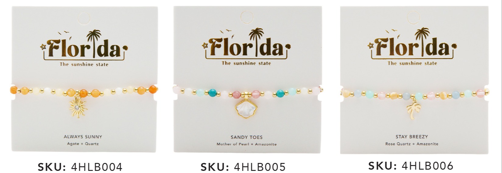 4mm Florida Collection w/ Charms! 484