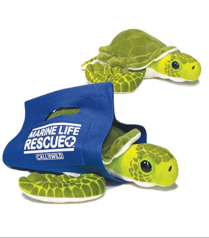 Sea Turtle Plush with Rescue Stretcher 656