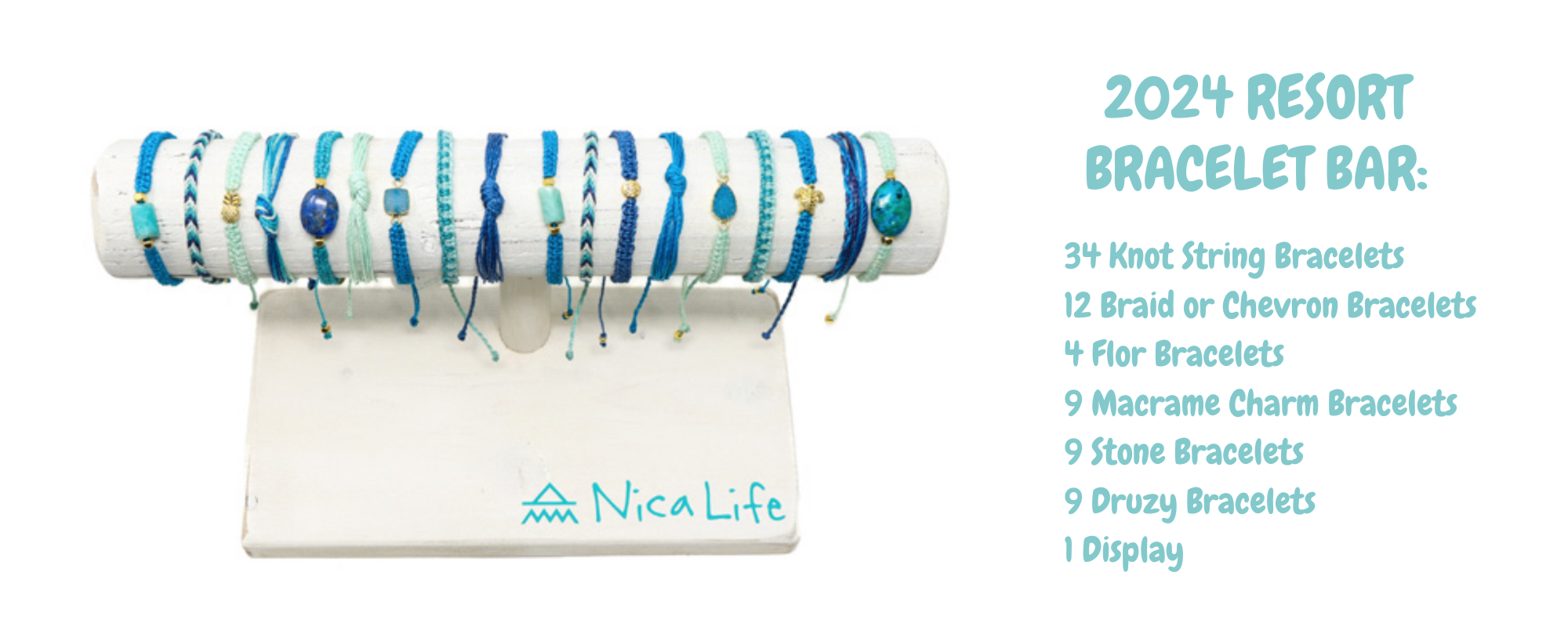 New Resort Bracelets w/ Display! 811