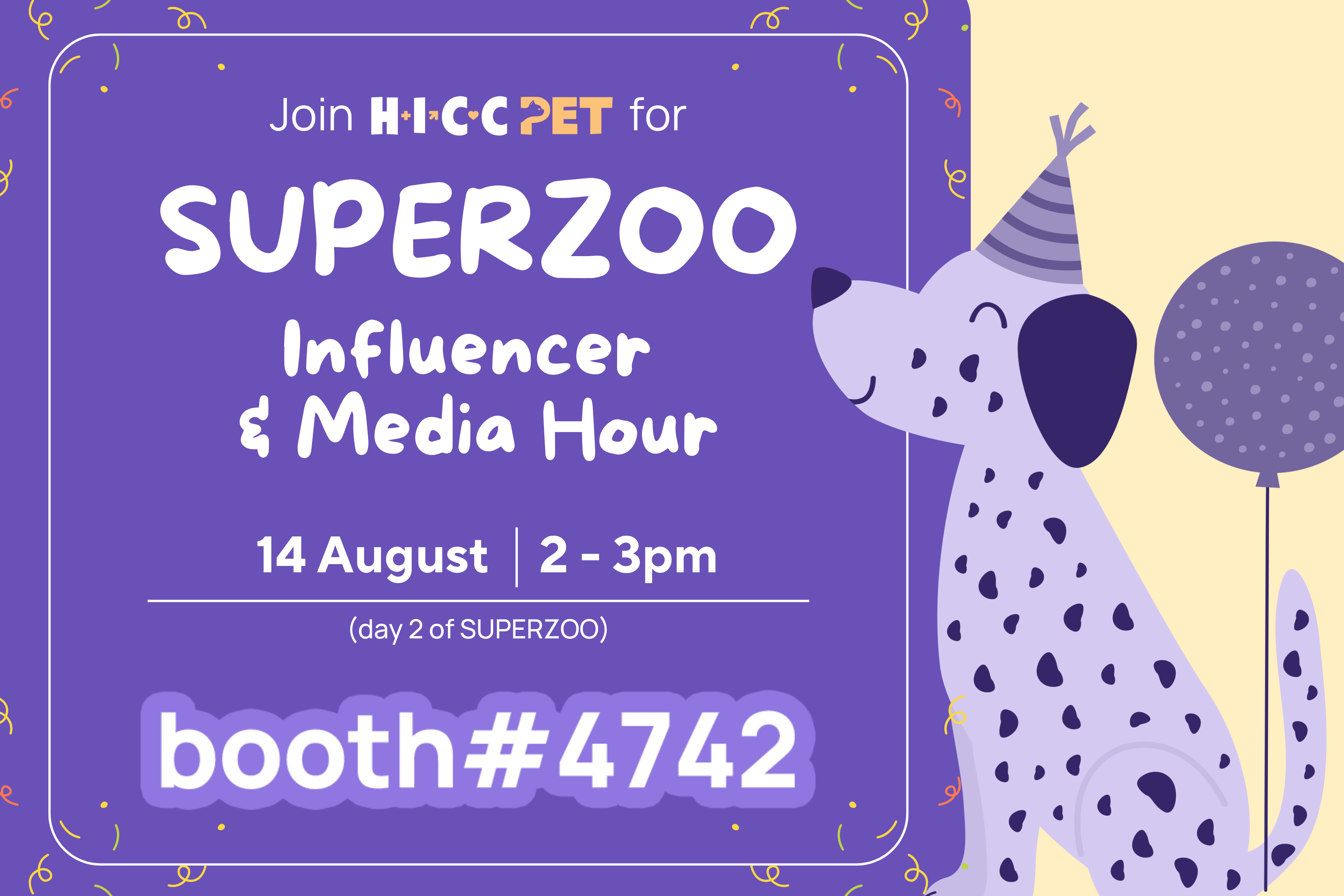 Media + Influencer Happy Hour with HICC Pet! 1501