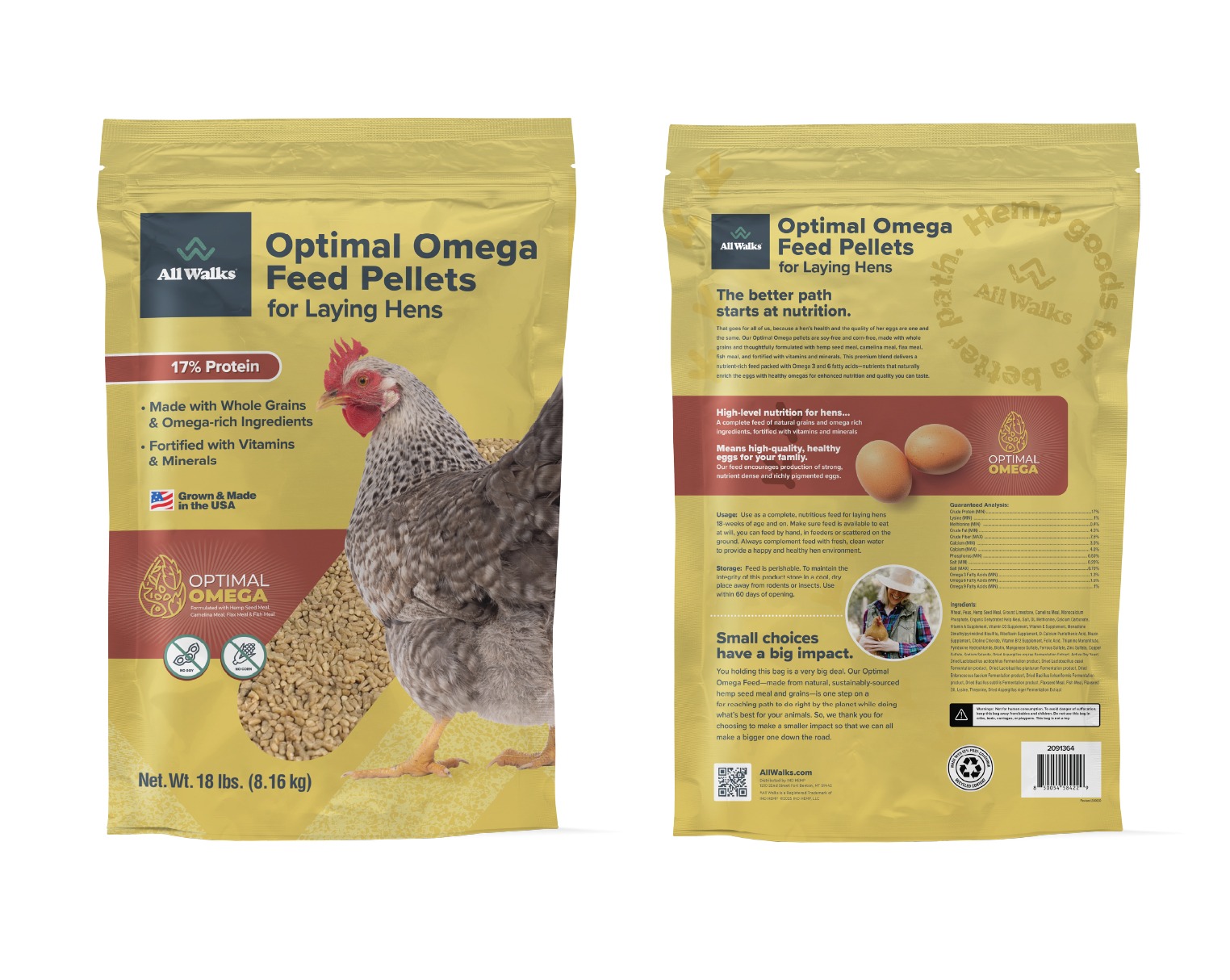 Optimal Omega Feed Pellets for Laying Hens 770