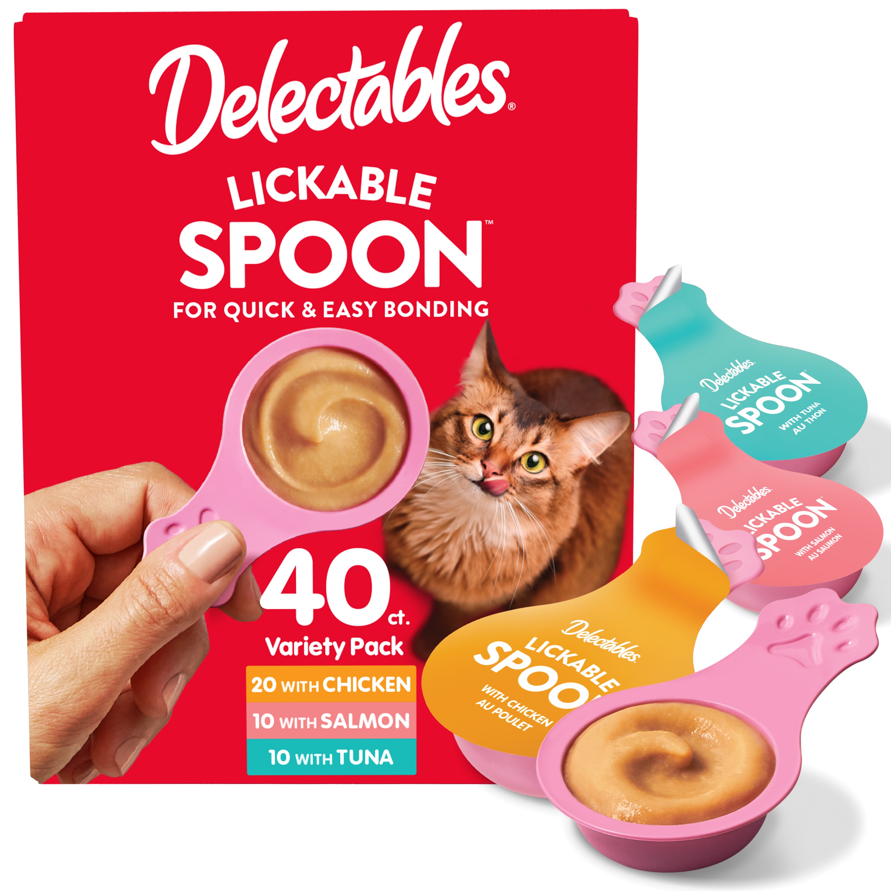 Delectables Lickable Spoon Cat Treats Variety Pack 118