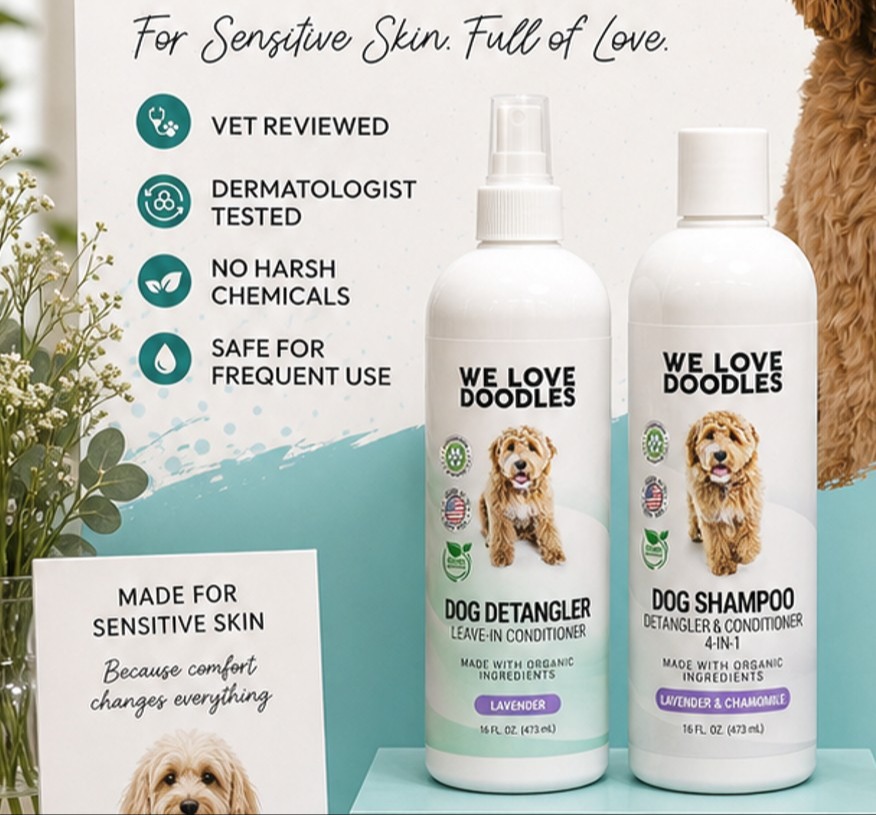 Hypoallergenic Dog Detangler & Dog Shampoo 287