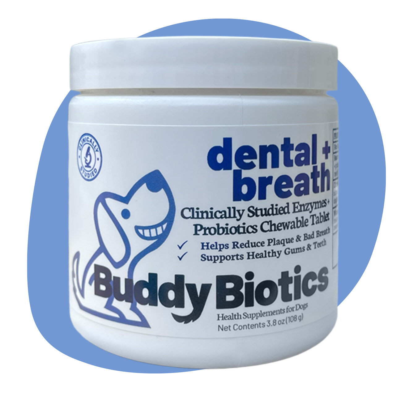 Buddy Biotics® Dental + Breath Chews for Dogs 336
