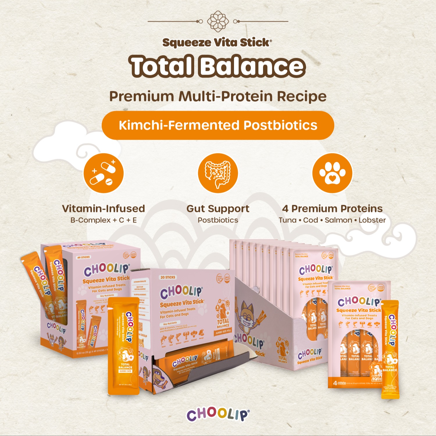 Choolip Squeeze Vita Stick - Total Balance 404