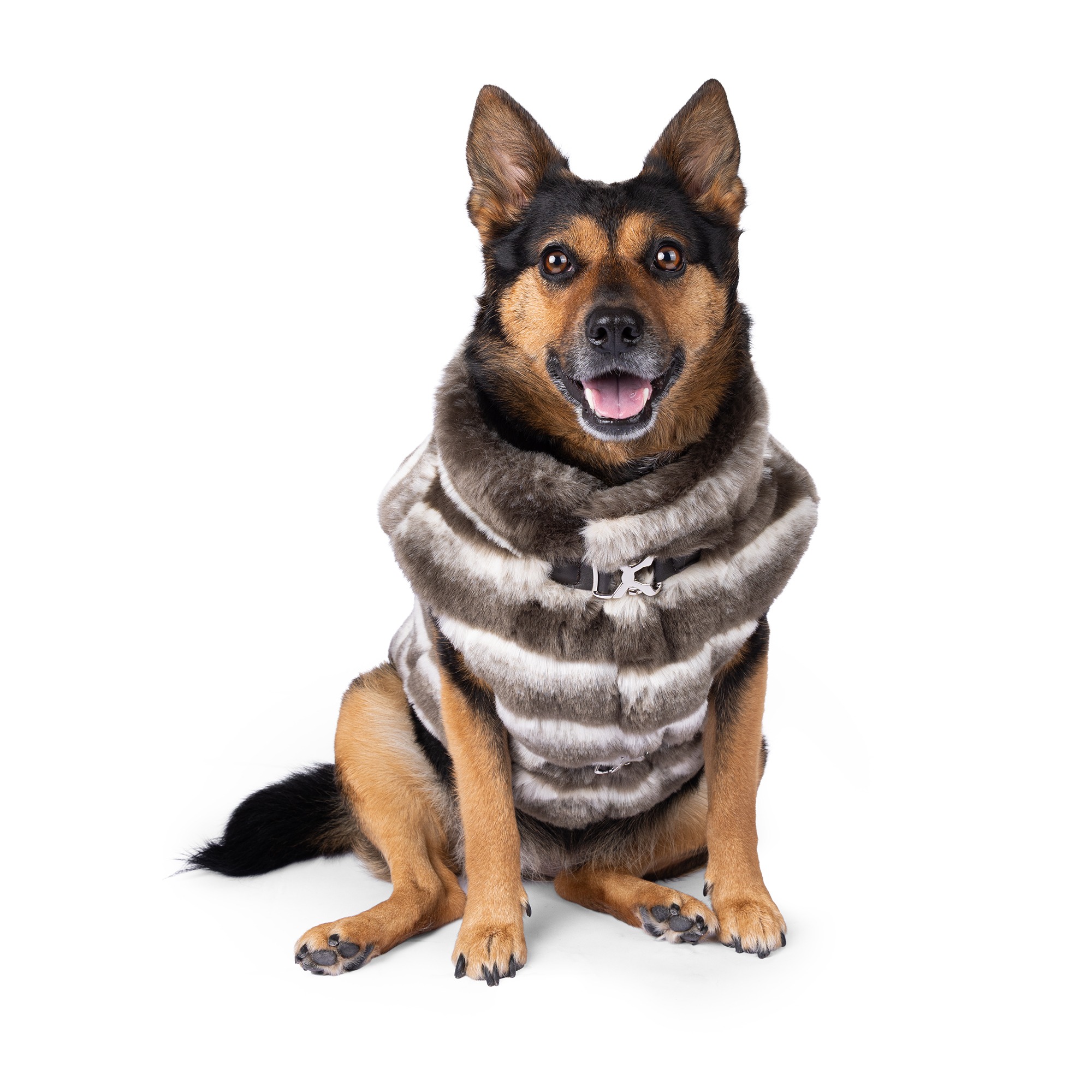 Paw Fancy Icon Faux Chinchilla Vest 497