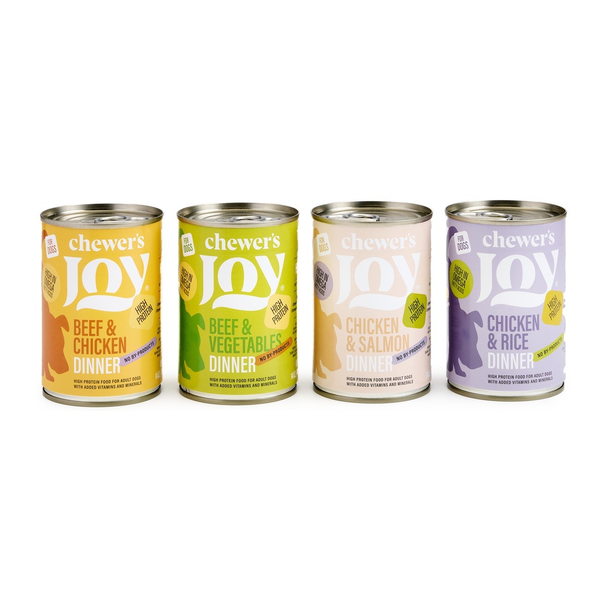 Chewer's Joy 14oz High-Protein Dog Dinners — Variety 571