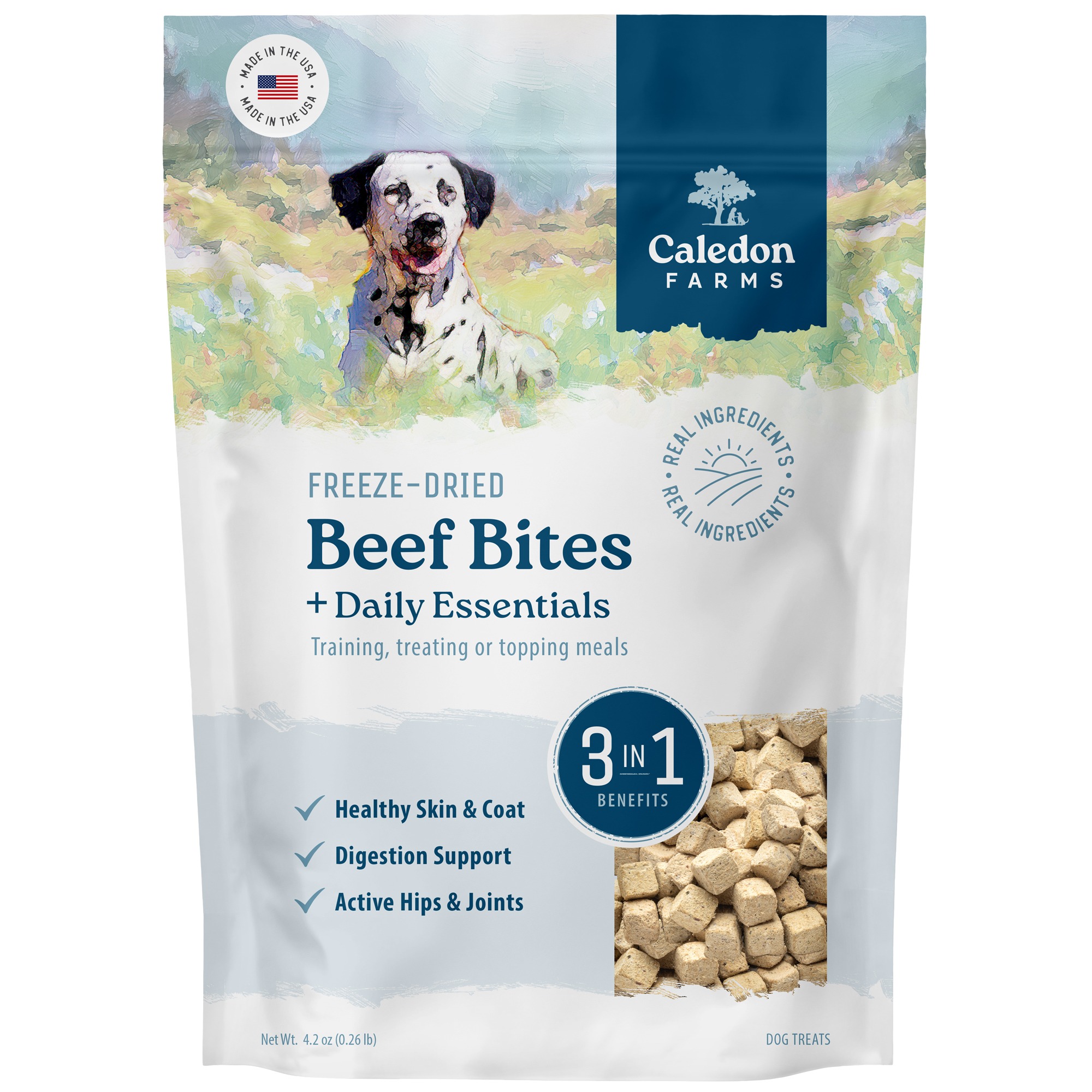 Caledon Farms Freeze-Dried Beef/Duck Bites + Daily Essentials 574
