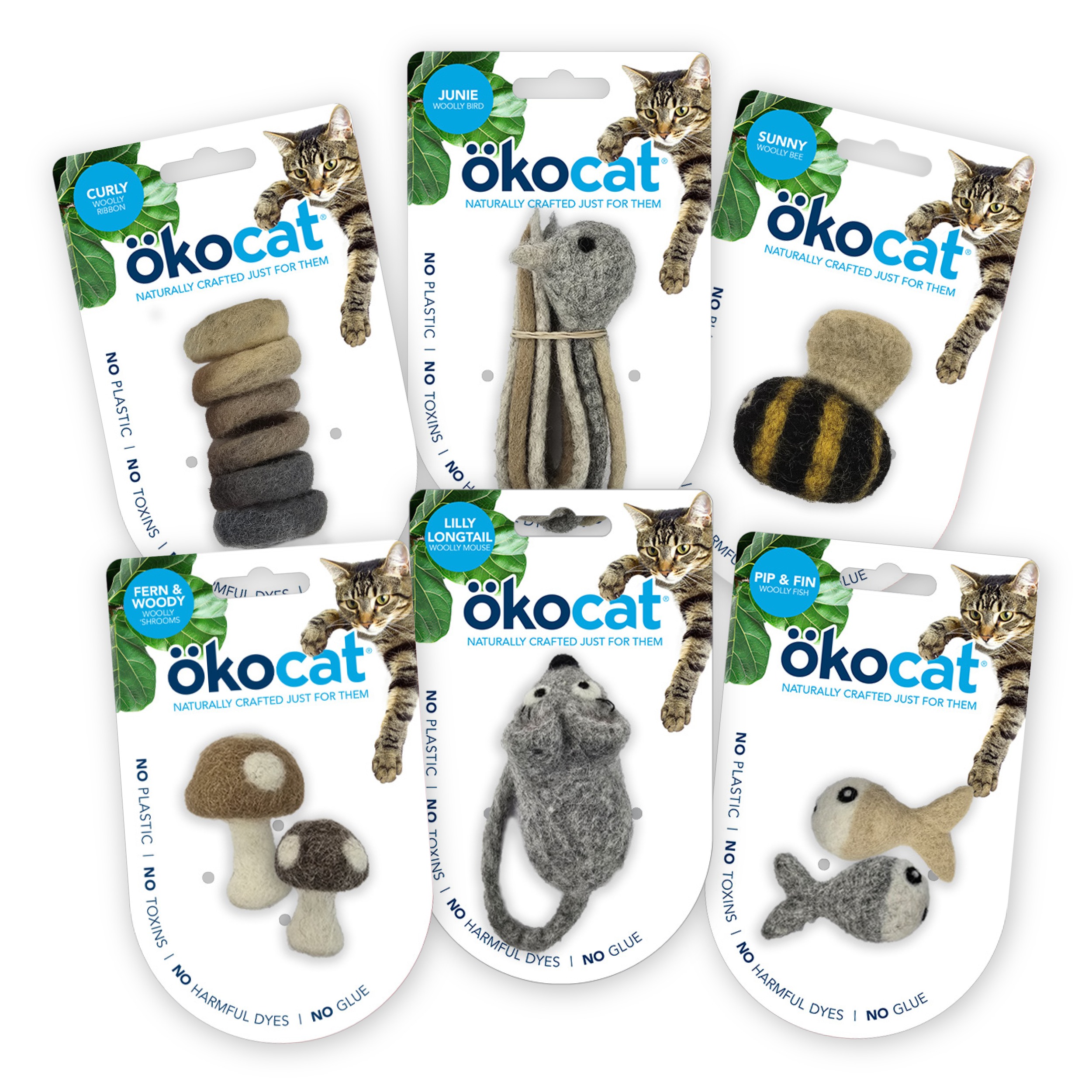 ökocat® Natural Fiber Cat Toys 584