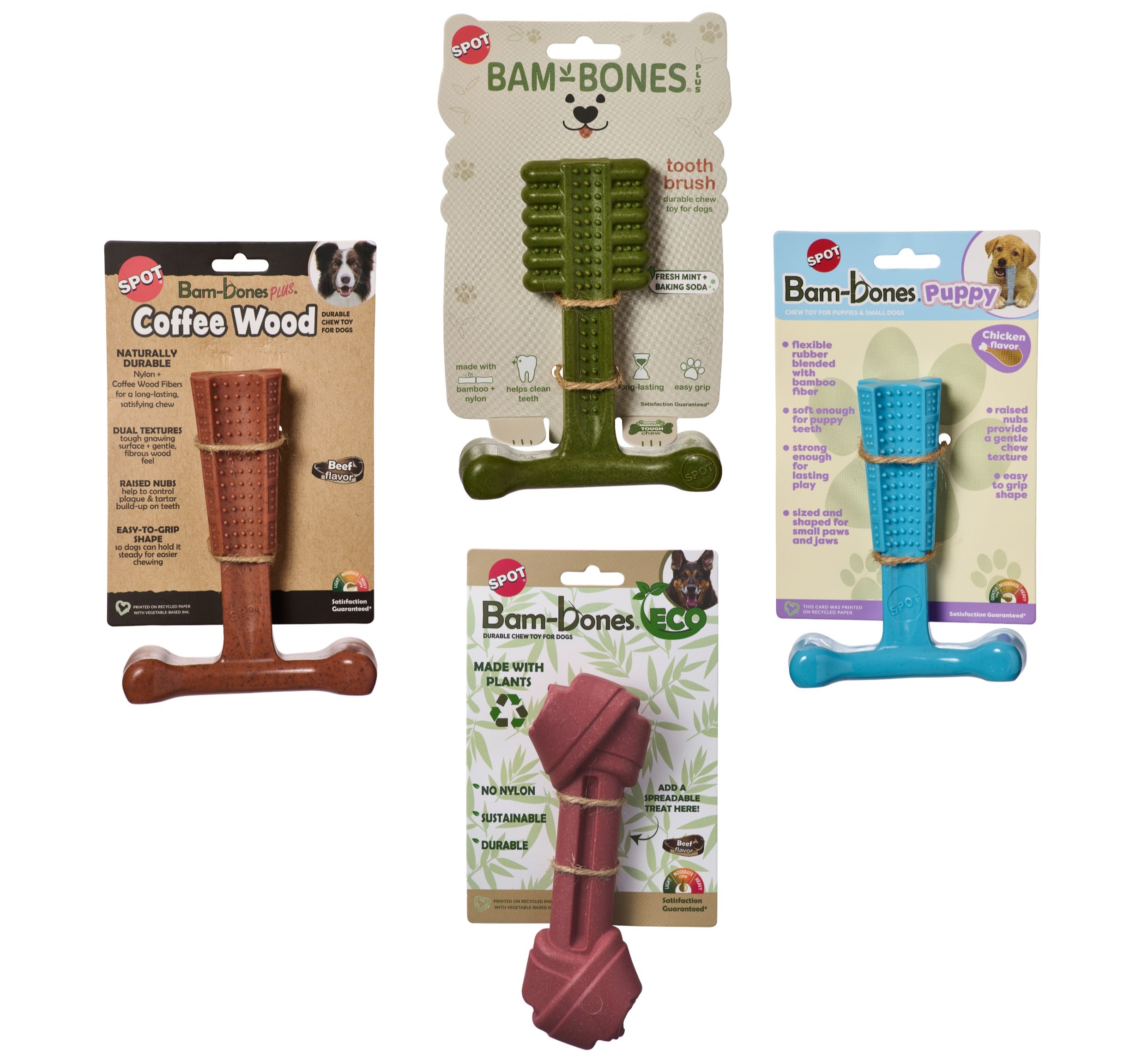 Bam-Bones Durable Dog Toys 60