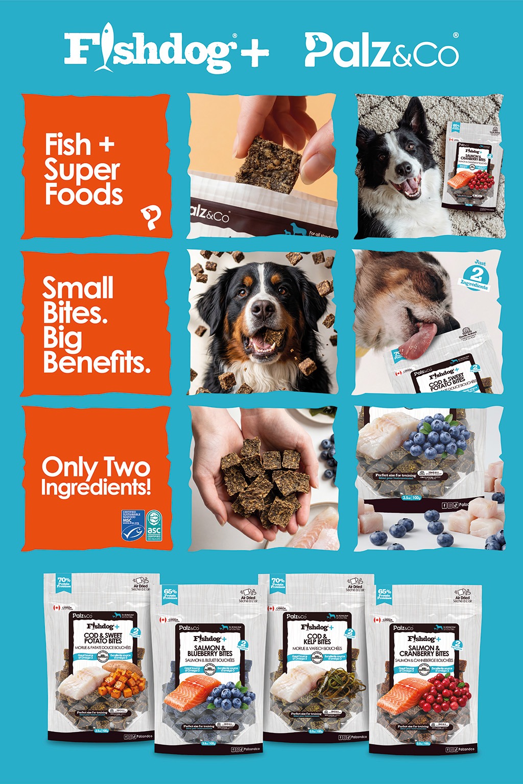Palz&Co Fishdog+ Functional Fish Treats 653